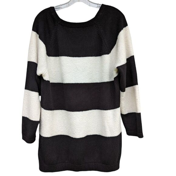 Calvin Klein Black/Off white Sweater - Picture 2 of 3